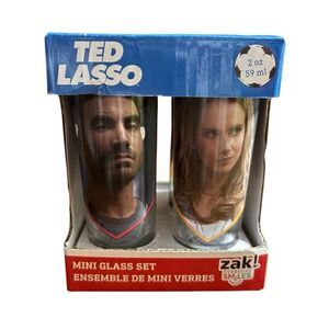 Ted Lasso Mini Glass Set Of 4 2oz Shot Glasses *New*